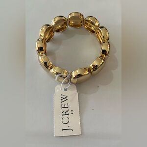 Gold JCrew stretch bracelet